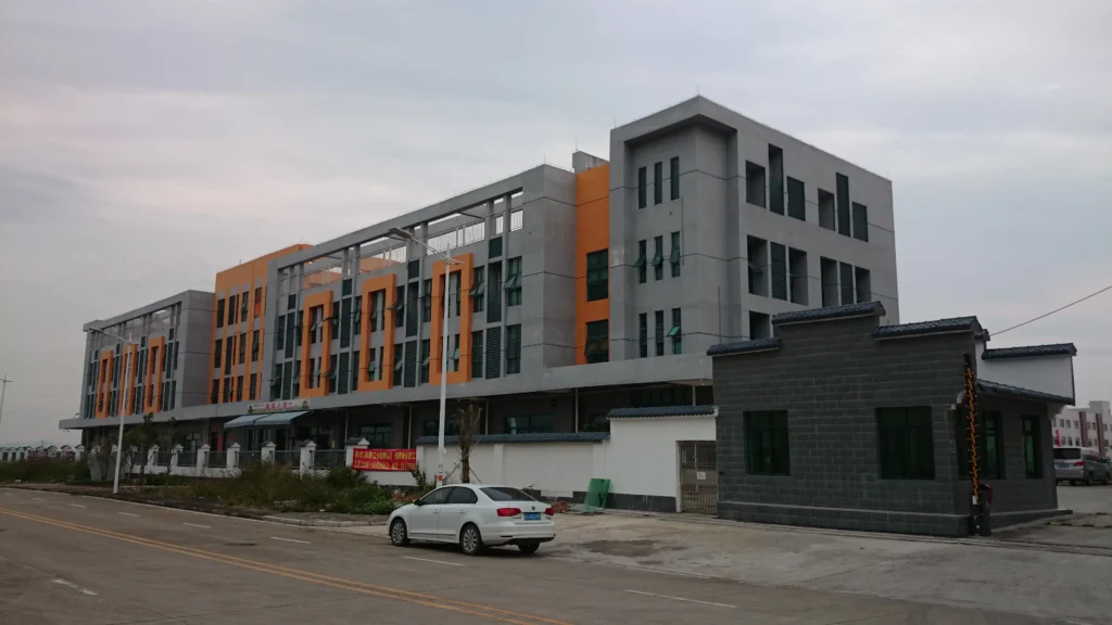 Outside view of the Enbi office in Zhuhai, China.