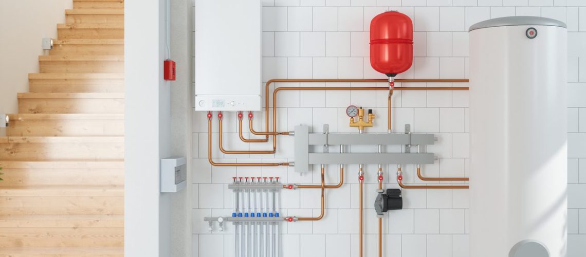 Wohngebäude mit Kesselanlage im Keller Wohngebäude mit Kesselanlage im Keller